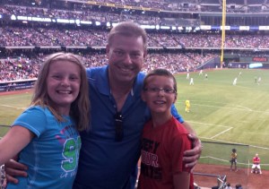 Three Amigos at the stadium